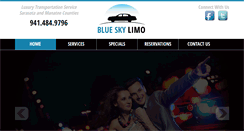 Desktop Screenshot of blueskylimo.net